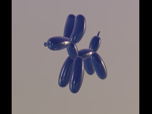 balloon dog Model 3D