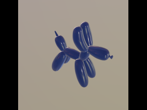 balloon dog Model 3D