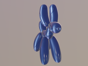 balloon dog Model 3D