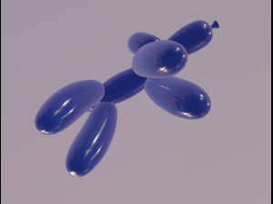 balloon dog Model 3D