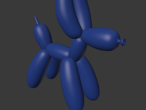 balloon dog Model 3D