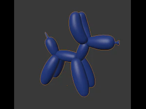 balloon dog 3D Model