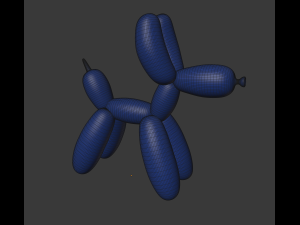 balloon dog Model 3D