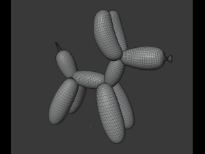 balloon dog Model 3D