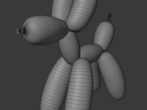 balloon dog Model 3D