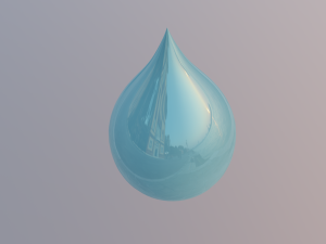 droplet with shapes 3D मॉडल
