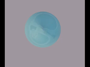 droplet with shapes 3D Model