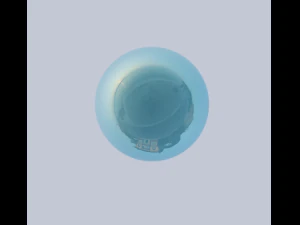 droplet with shapes 3D Model