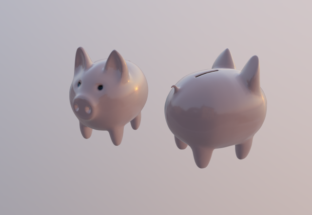 piggy bank Modello 3D .c4d .max .obj .3ds .fbx .stl .blend 