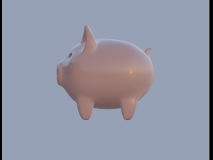 piggy bank Modello 3D