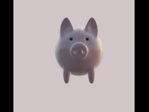 piggy bank Modello 3D