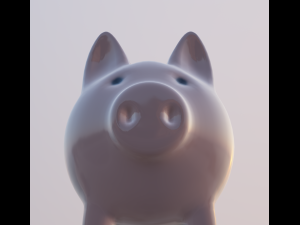 piggy bank Modello 3D