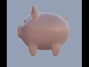 piggy bank 3D Model