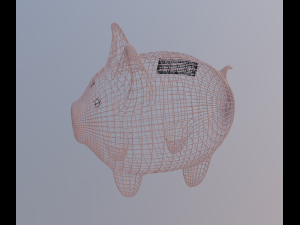 piggy bank Modello 3D
