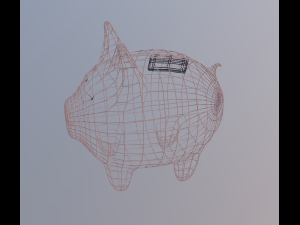 piggy bank Modello 3D