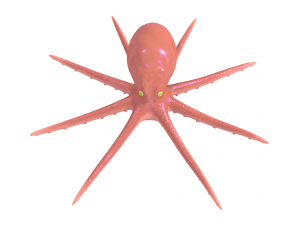 octopus rigged 3D Model