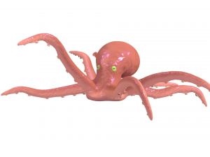 octopus rigged 3D Model