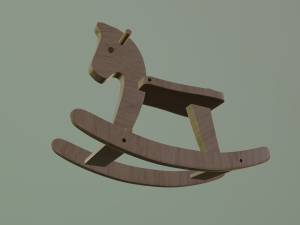 rocking horse Model 3D