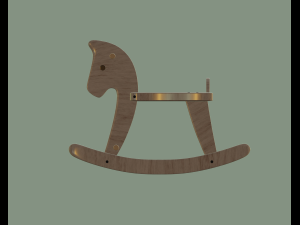 rocking horse Model 3D
