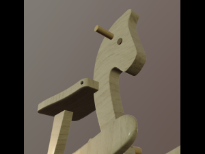 rocking horse Model 3D