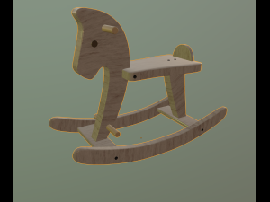 rocking horse Model 3D