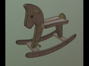rocking horse Model 3D