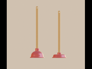 plunger 3D 모델