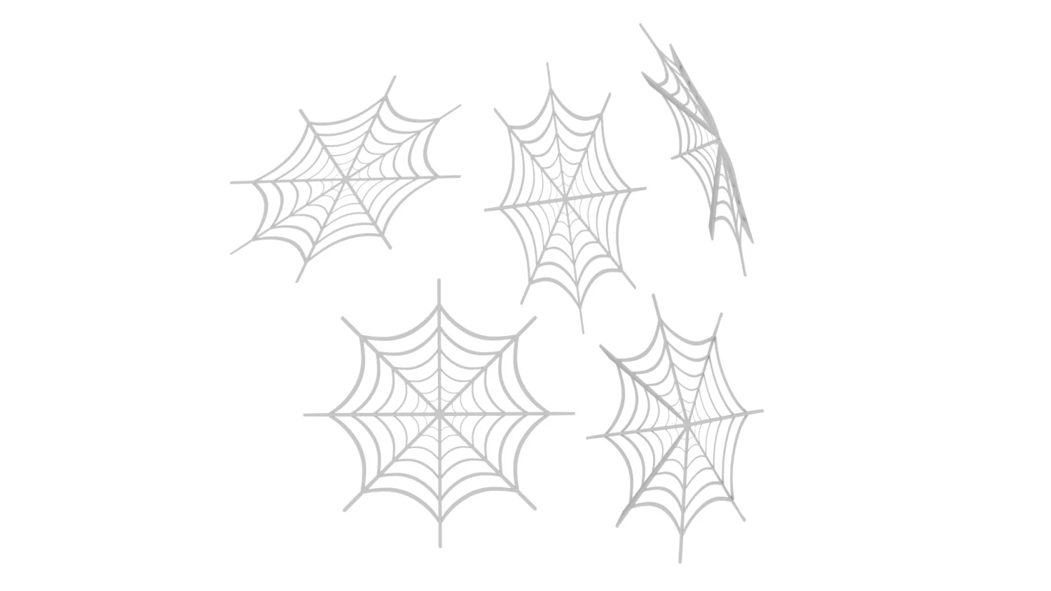 spider web 3D Model .c4d .max .obj .3ds .fbx .stl .blend 