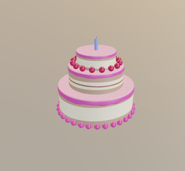 cake Model 3D .c4d .max .obj .3ds .fbx .stl .blend 