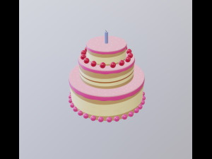 cake Model 3D