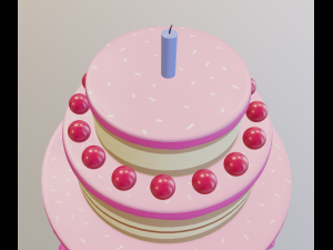 cake Model 3D