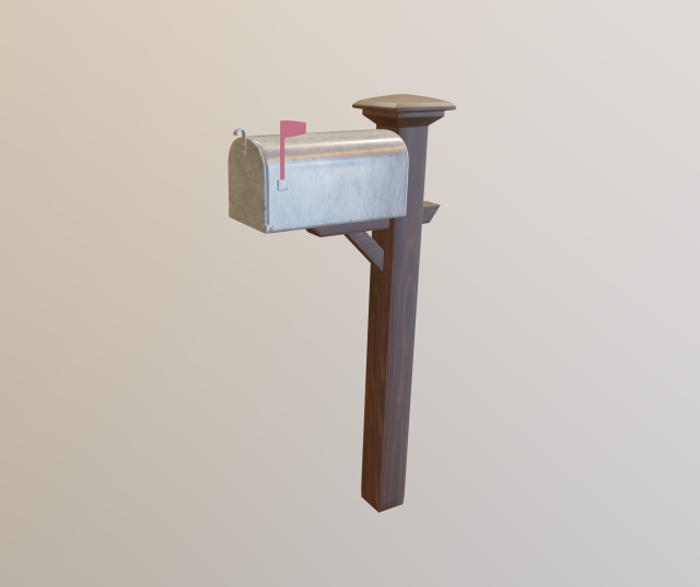 mail box 3D Model .c4d .max .obj .3ds .fbx .stl .blend 