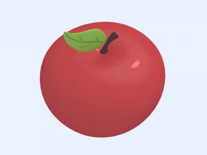 red apple 3D Model