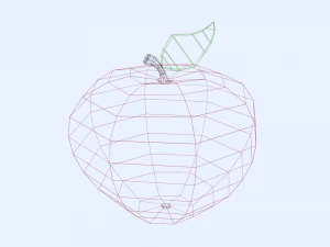 red apple 3D Model