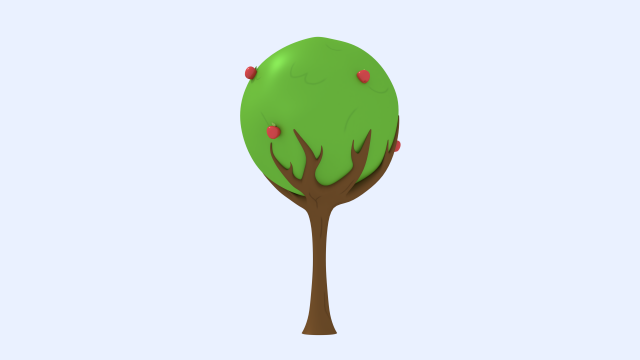 apple tree 3D मॉडल .c4d .max .obj .3ds .fbx .stl .blend 