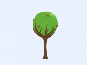 apple tree 3D मॉडल