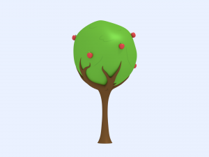apple tree 3D मॉडल