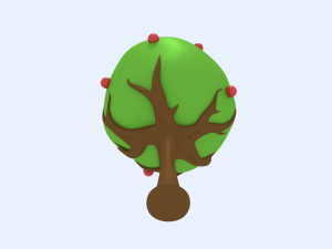 apple tree 3D मॉडल