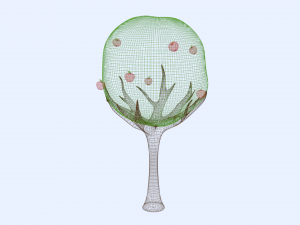 apple tree 3D मॉडल