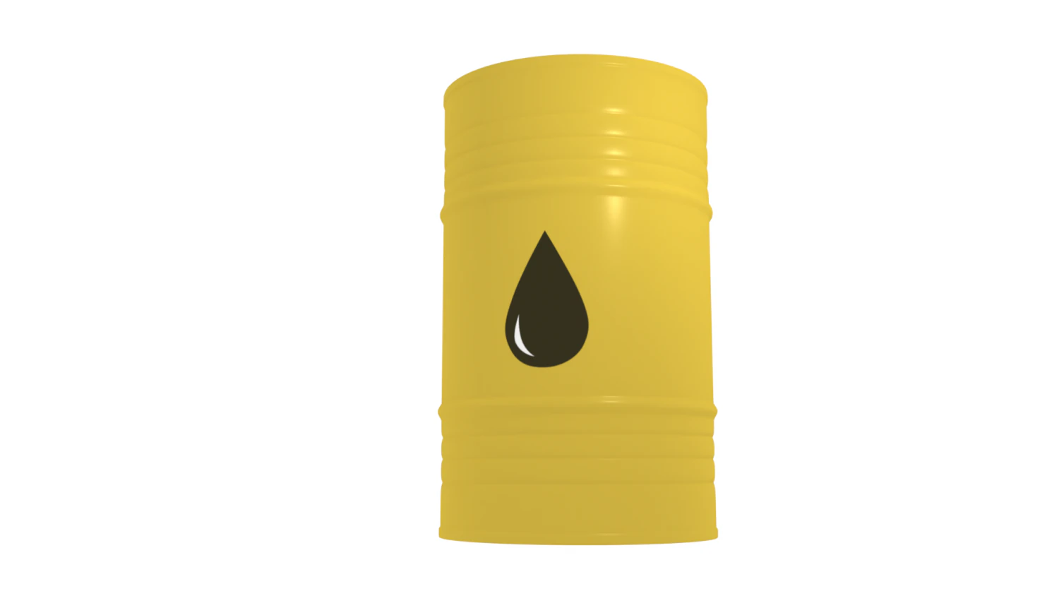 yellow barrel 3D Model .c4d .max .obj .3ds .fbx .stl .blend 