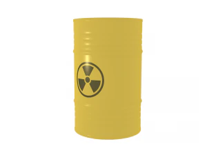 yellow barrel 3D Model