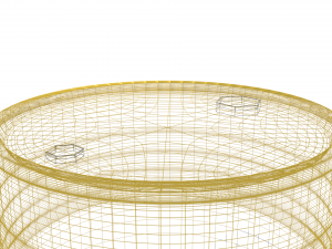 yellow barrel Model 3D