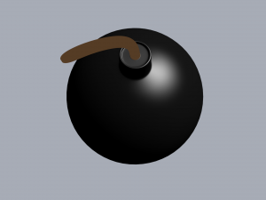 round bomb 3D 모델