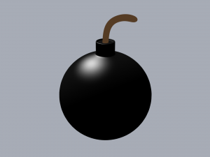 round bomb 3D 모델