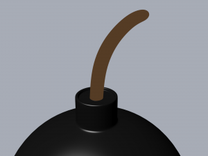 round bomb 3D 모델