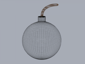 round bomb 3D 모델