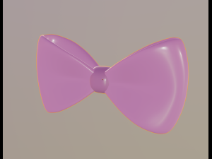 bow tie 3D मॉडल
