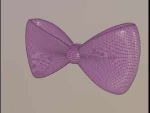 bow tie 3D मॉडल