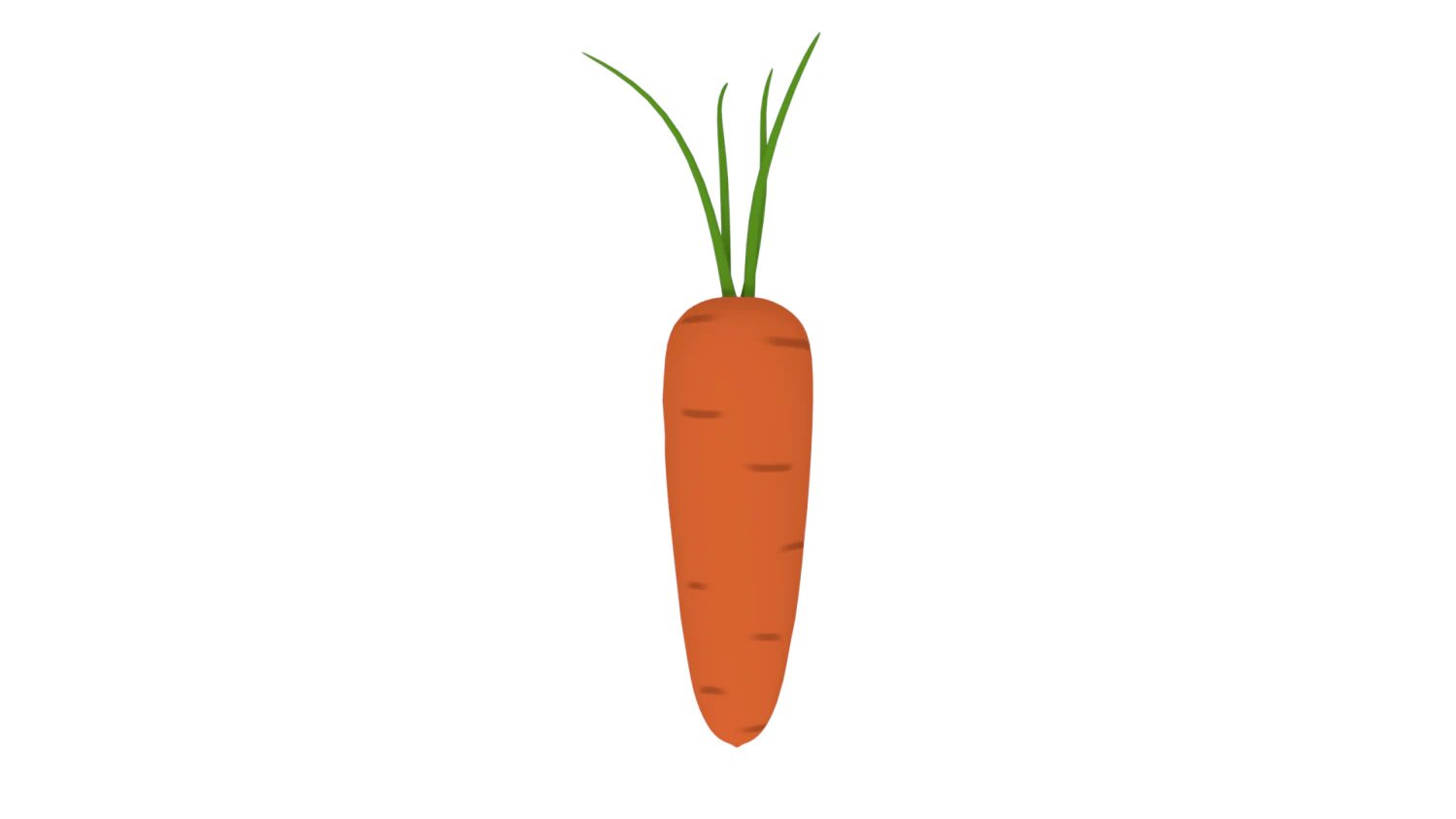 carrot 3D Model .c4d .max .obj .3ds .fbx .stl .blend 