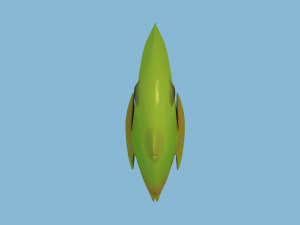 yellow fish 3D Model